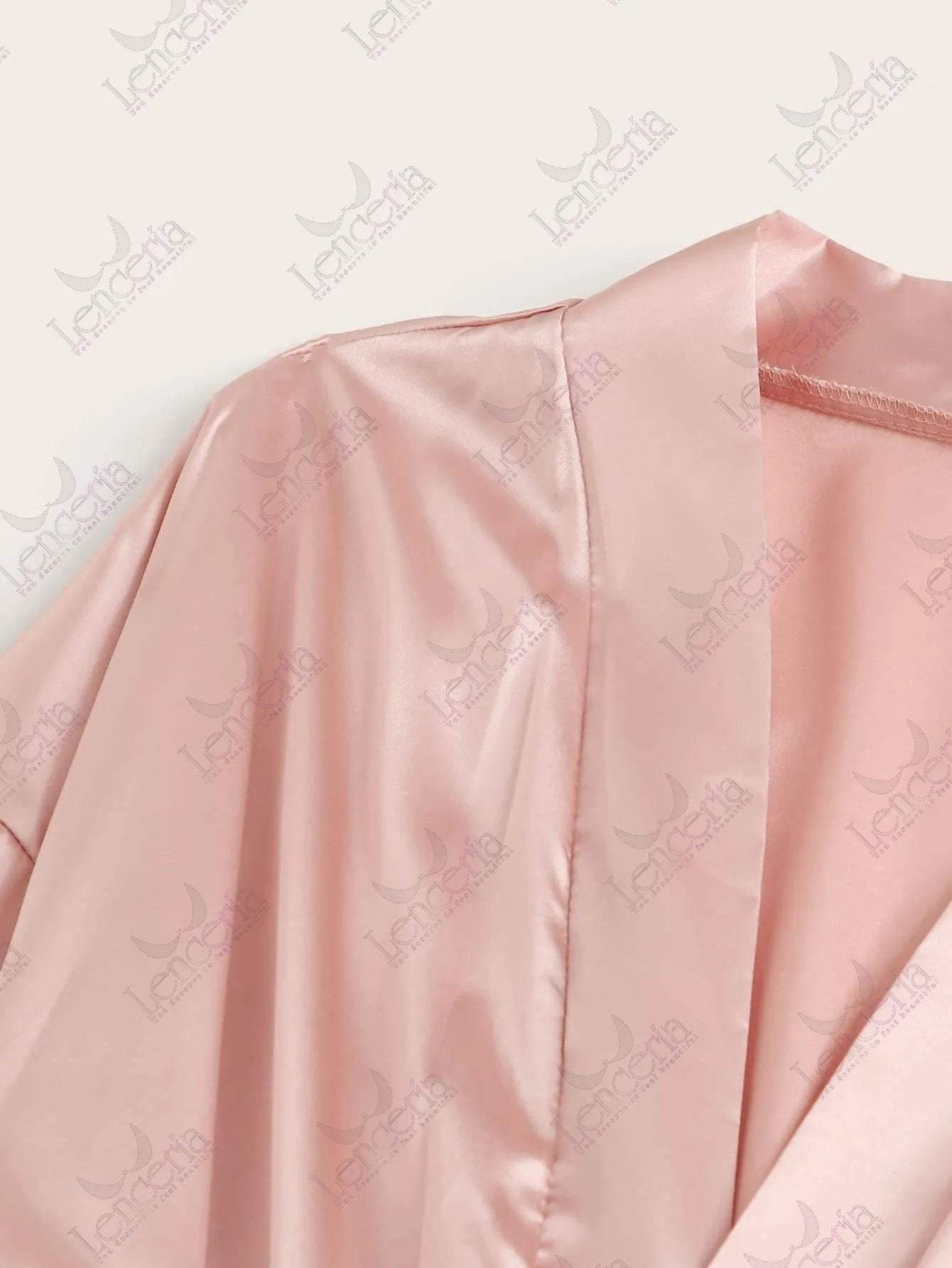 Bridal baby pink lingerie set - extremely popular (m7) lenceria-lingerie.pk