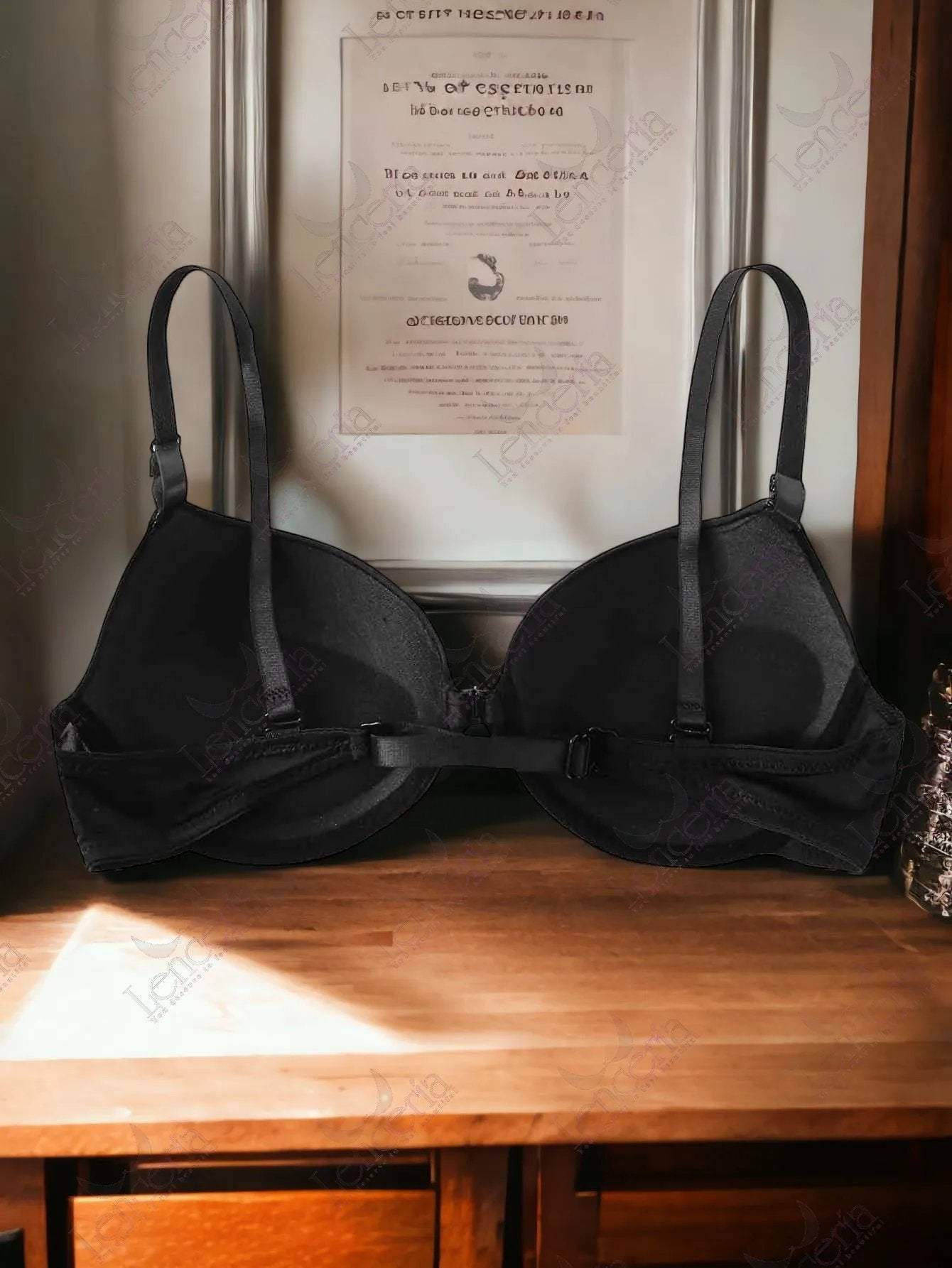 Cheriee everyday essentials Black plunge pushup bra - extremely comfortable (c60)