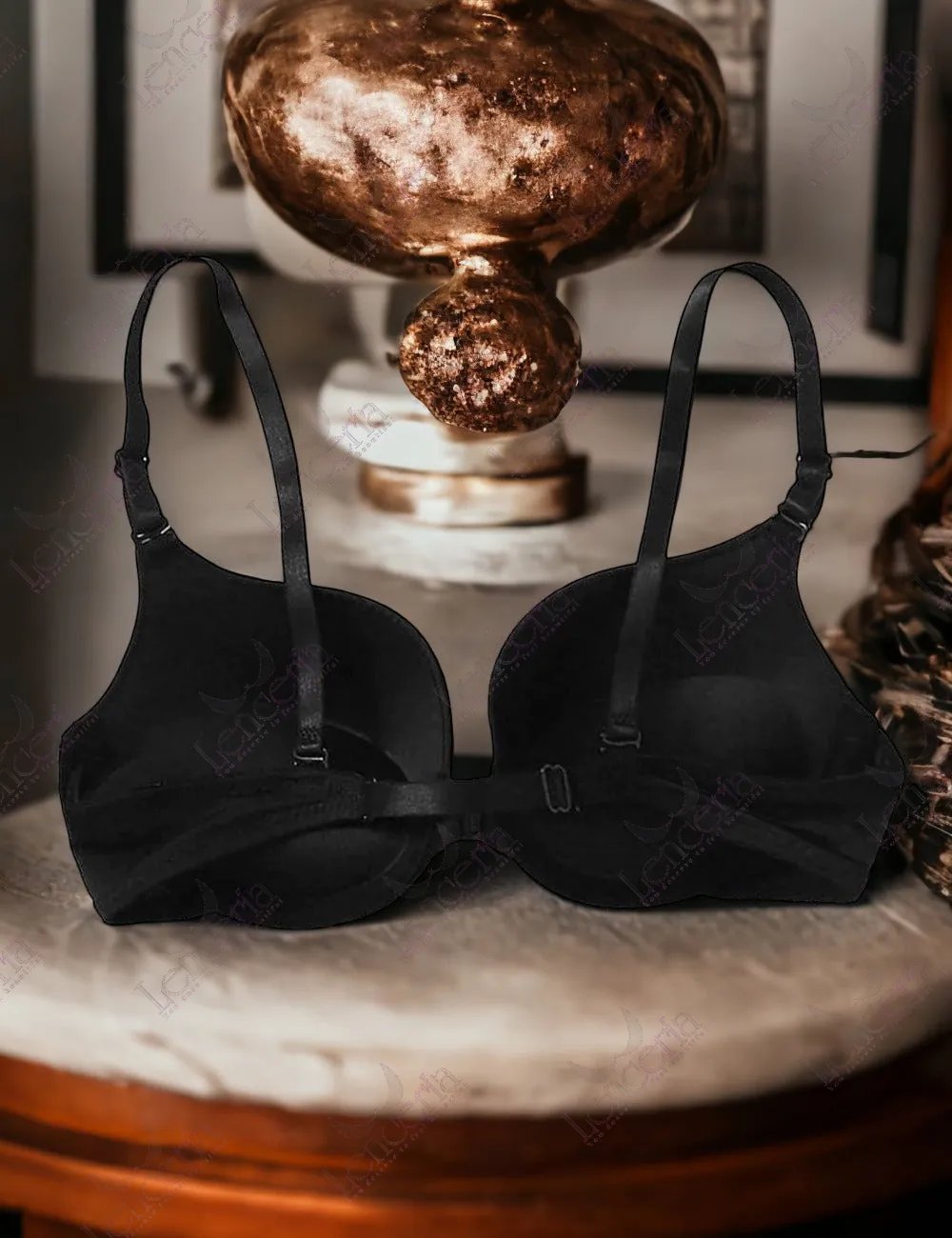 Cheriee everyday essentials lightly padded black bra - extremely