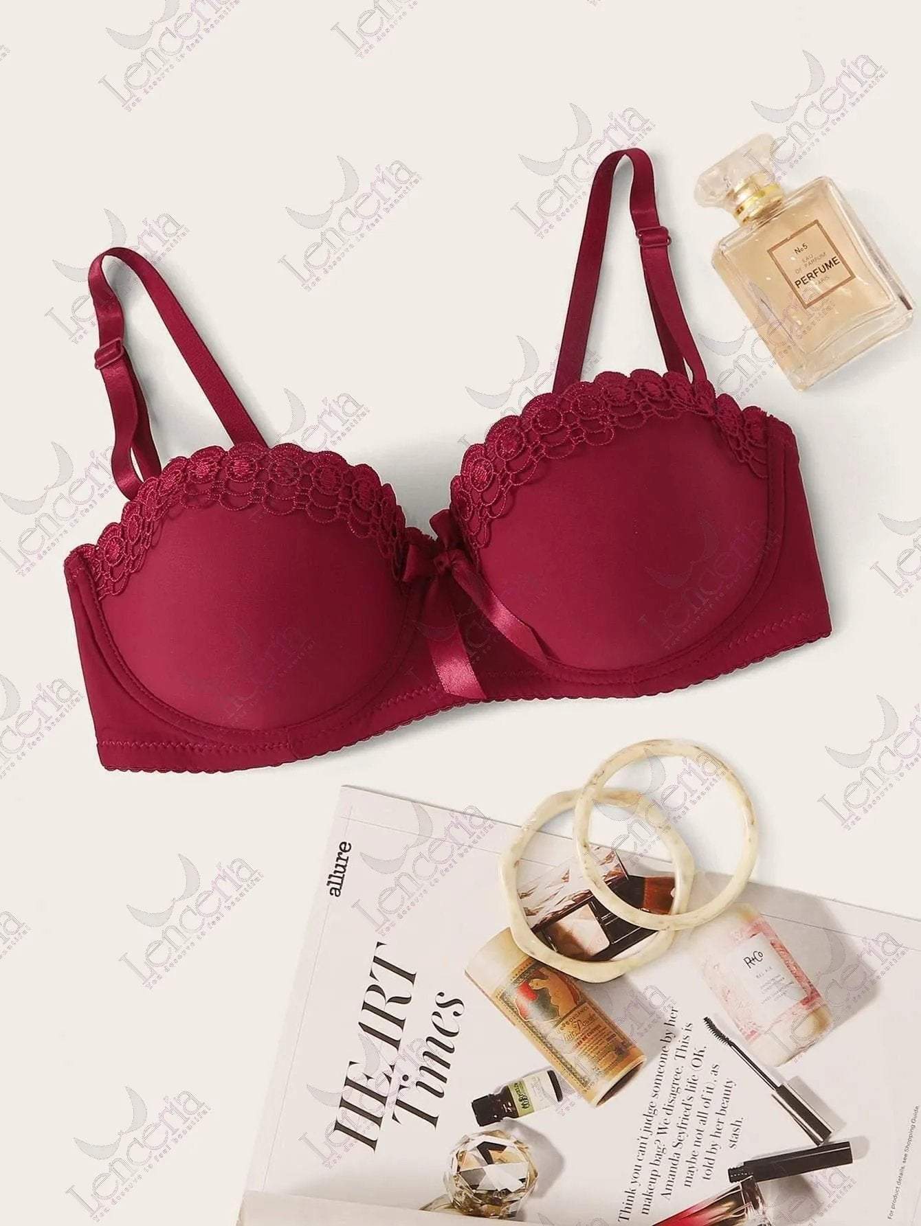 Maeishas 'sexy in red' set lenceria-lingerie.pk