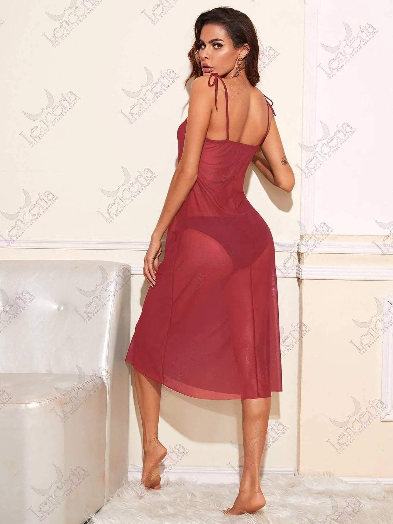 Rouge night dress - extremely beautiful (m33) Lenceria.pk