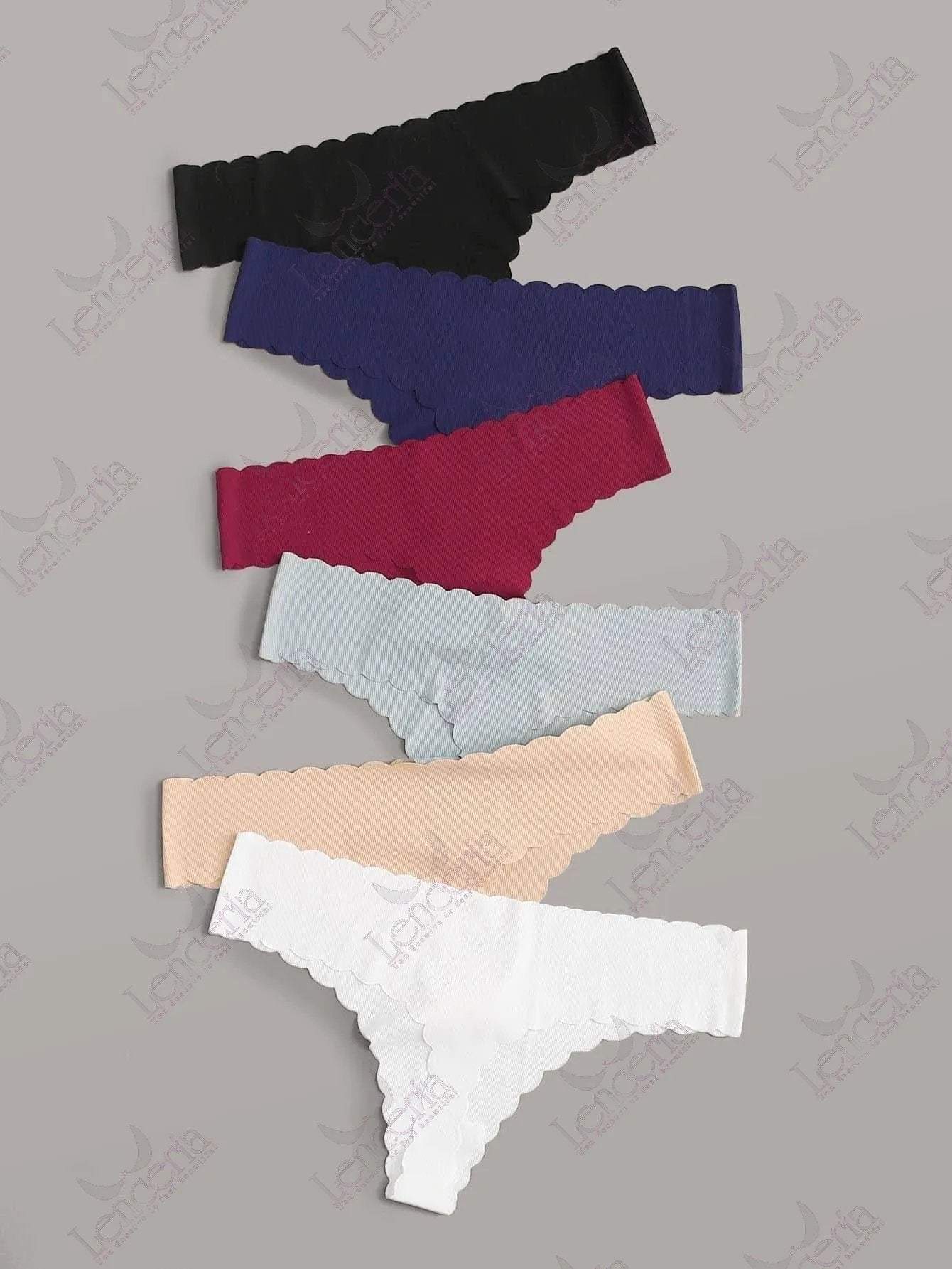 Unum everyday essentials seamless scallop panty (u30) single panty and multi buy saver option pack of 6